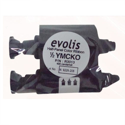 Original Evolis R3013 YMCKO Half-panel color ribbon
