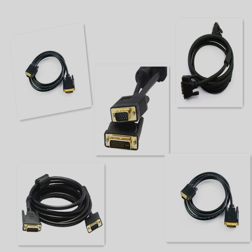 DVI 24 +5 to VGA male to male VGA monitor cable to DVI cable 30 m