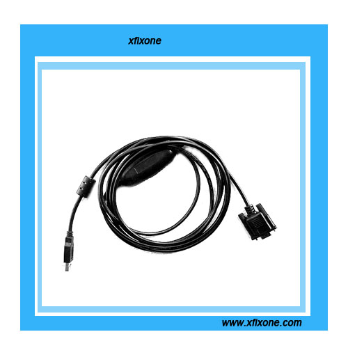 9 pin RS232 serial to A type  USB Keyboard (2.6ft)Black Cable