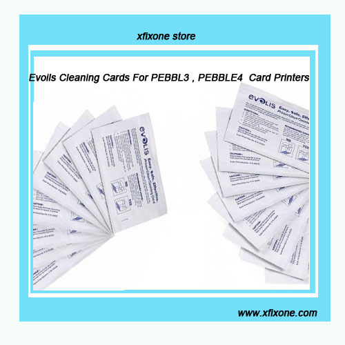 Evoils Cleaning Cards For PEBBL3 , PEBBLE4  Card Printers