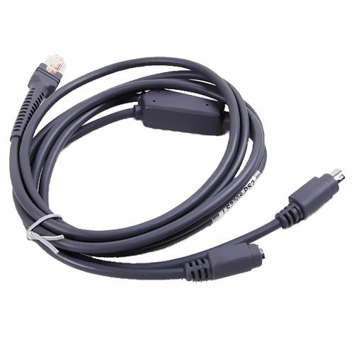 ps2 keyboard wedge cable for Symbol CBA-K01-S07PAR barcode scanner 2 meter straght
