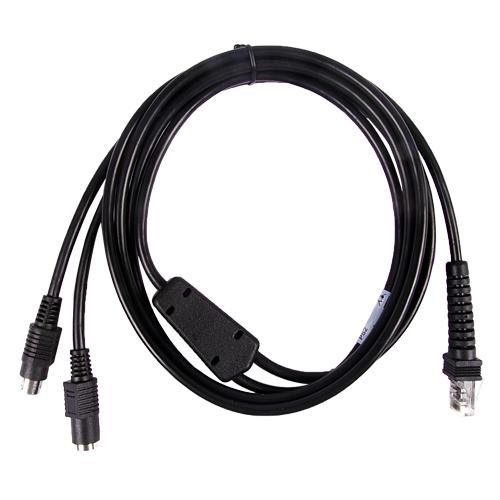 ps2 keyboard wedge cable for Datalogic qs6500 bar code scanner 2m 6.5ft