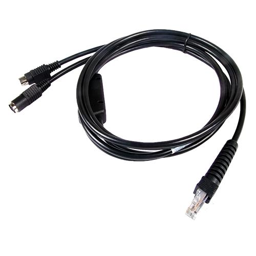 ps2 keyboard wedge cable for Datalogic qs6500 bar code scanner 2m 6.5ft
