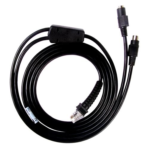 ps2 keyboard wedge cable for Datalogic qs6500 bar code scanner 2m 6.5ft