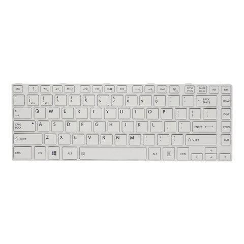 Toshiba Satellite C40-A C40D-A C45-A C45D-A White Keyboard with White Frame