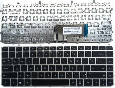 New Keyboard for HP Envy 4-1000 6-1000 series Laptop 698682-001 with Silver Frame