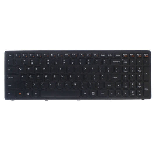 2 pcs a pack New Keyboard for Lenovo IdeaPad G500S G505S S500 S510 S510P Laptop with Black Frame