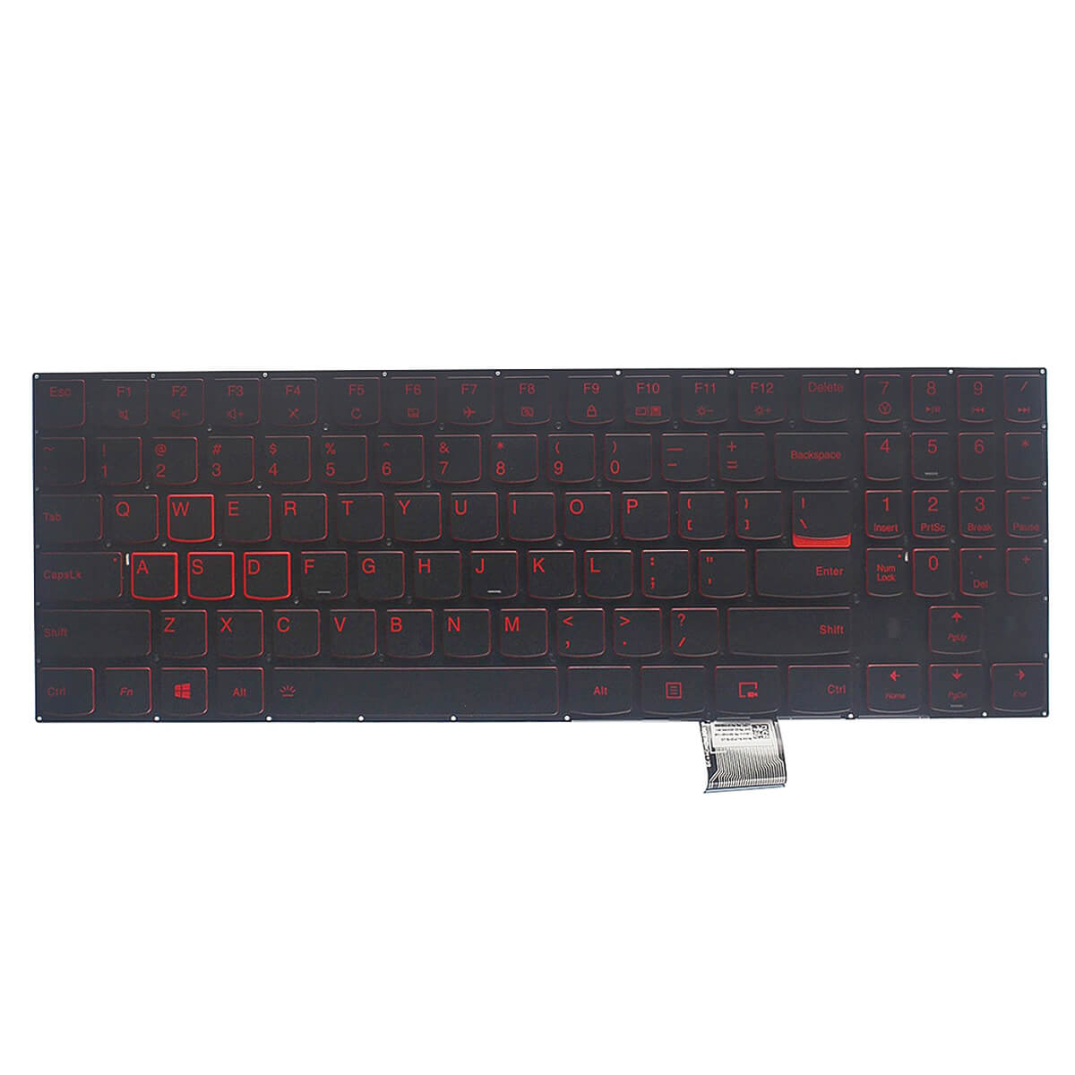 New original laptop keyboard for Non-backlit Keyboard for Lenovo Y520 Y720 R720