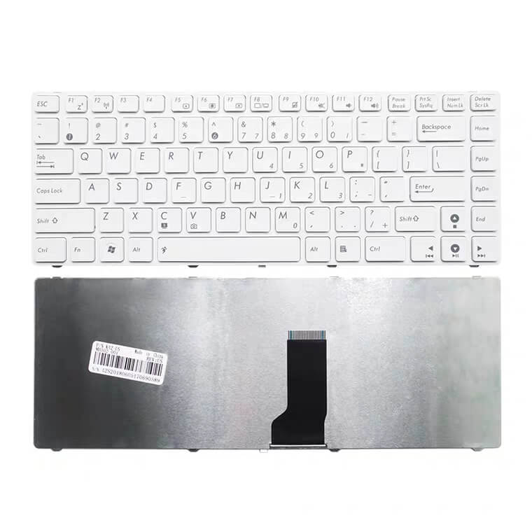 New laptop keyboard for ASUS X45U X85V X45C X45VD X45VD1 K43S x35 X35S B33E white with frame