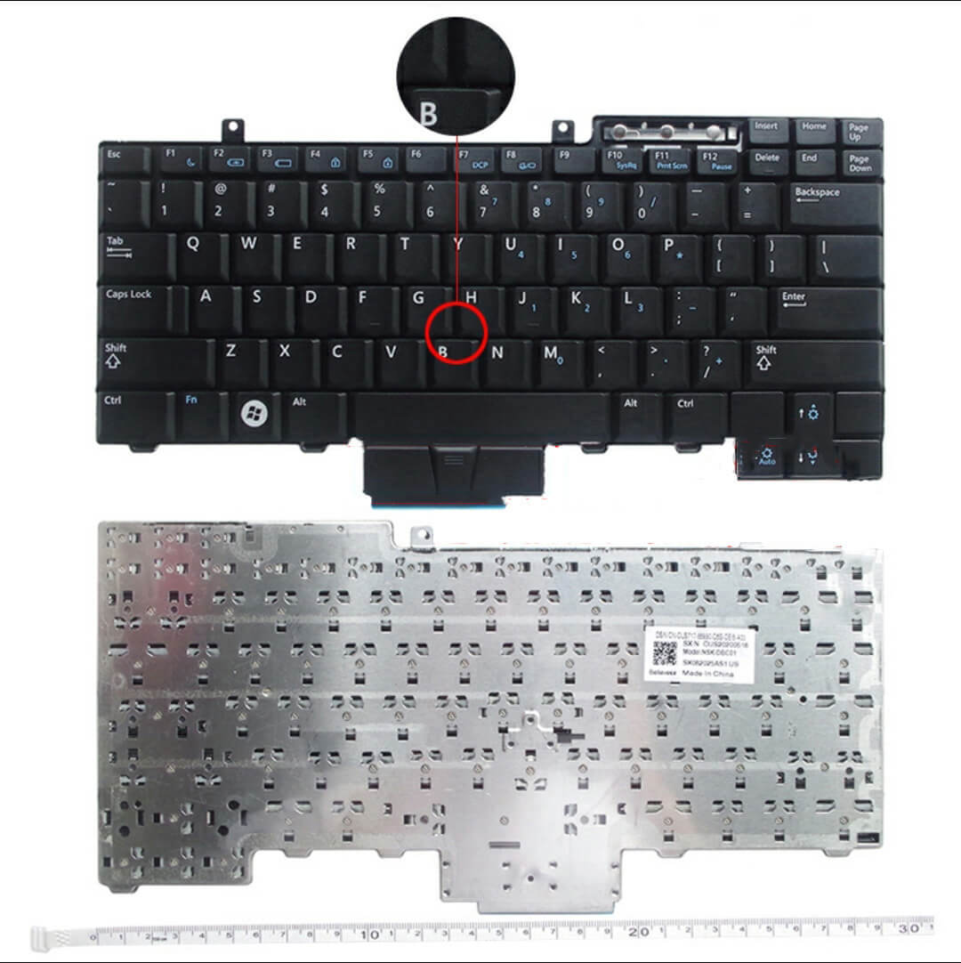 New compatible laptop keyboard for Dell E6400 E6410 M2400 E6500 M4500 E6510 M4400